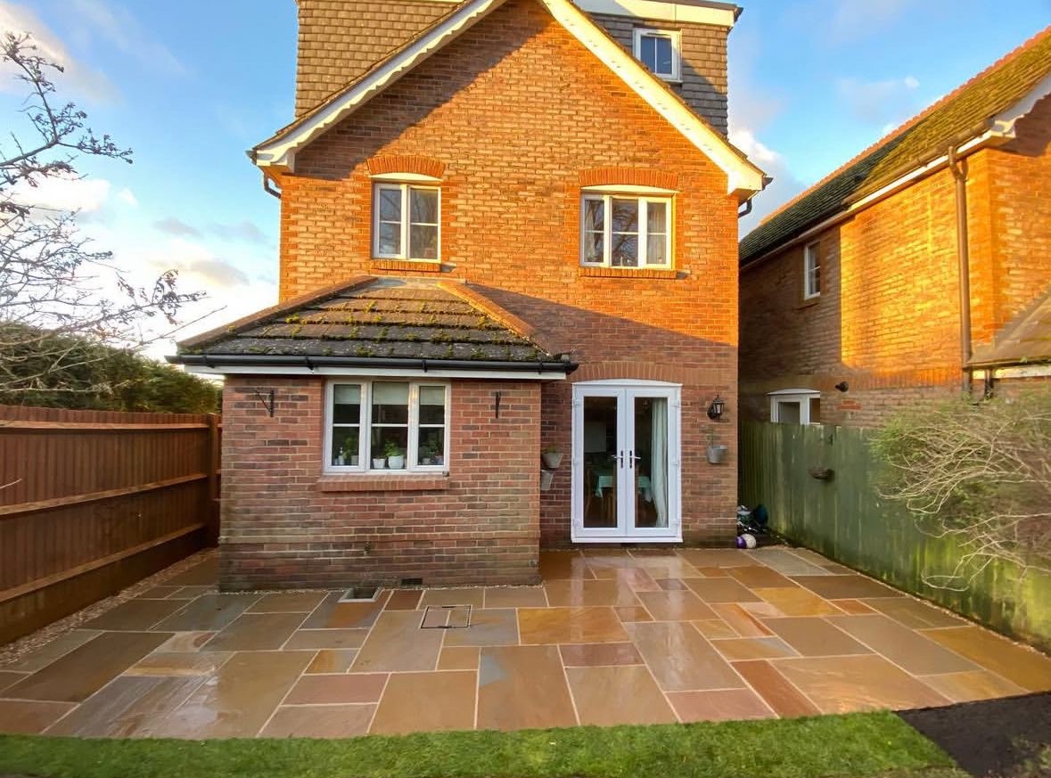 Bitcup Indian Sandstone Patios in Orpington | BTB Paving & Landscaping